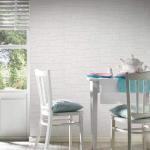 A S Creation  White blown vinyl 2040-42 - Image 2