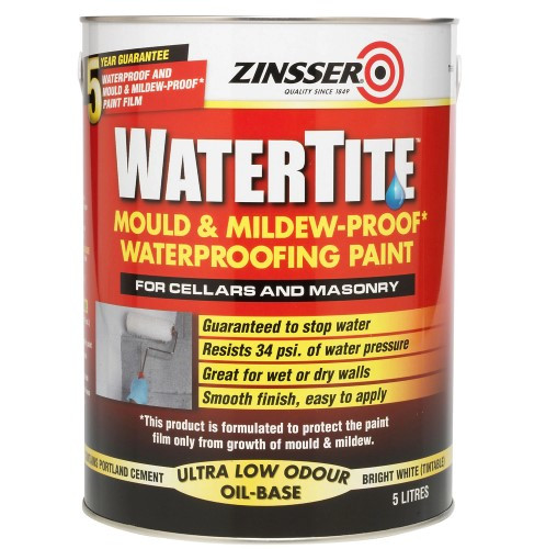 Zinsser Watertite 5lt Ace Decor, Zinsser Watertite Cellar Basement Paint