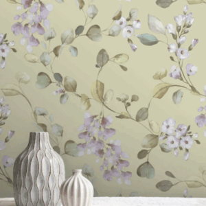 Rasch Rosalie Floral Leaf Trail 260652 - Image 3